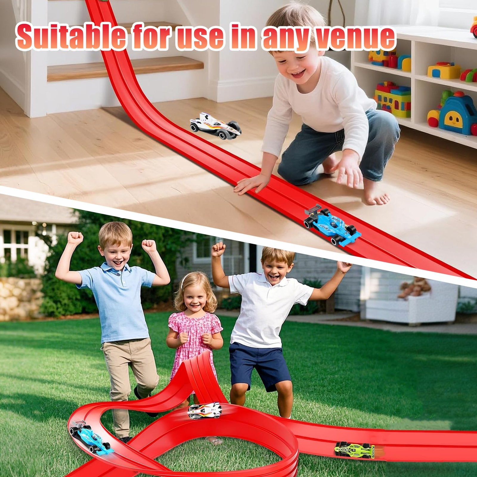 SpinRush - Ultimate DIY Raceway for Kids