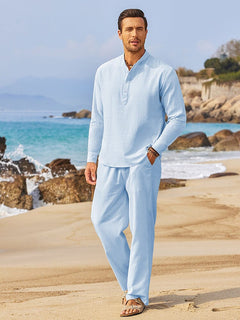 VivaStyle – Comfortable Casual Two-Piece Suit for Men