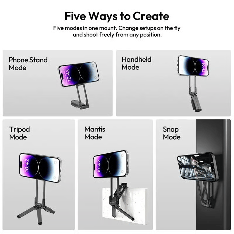 MobiMag | Magnetic Tripod & Phone Holder