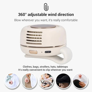 BreezeMute – Portable Silent Bladeless Mini Fan