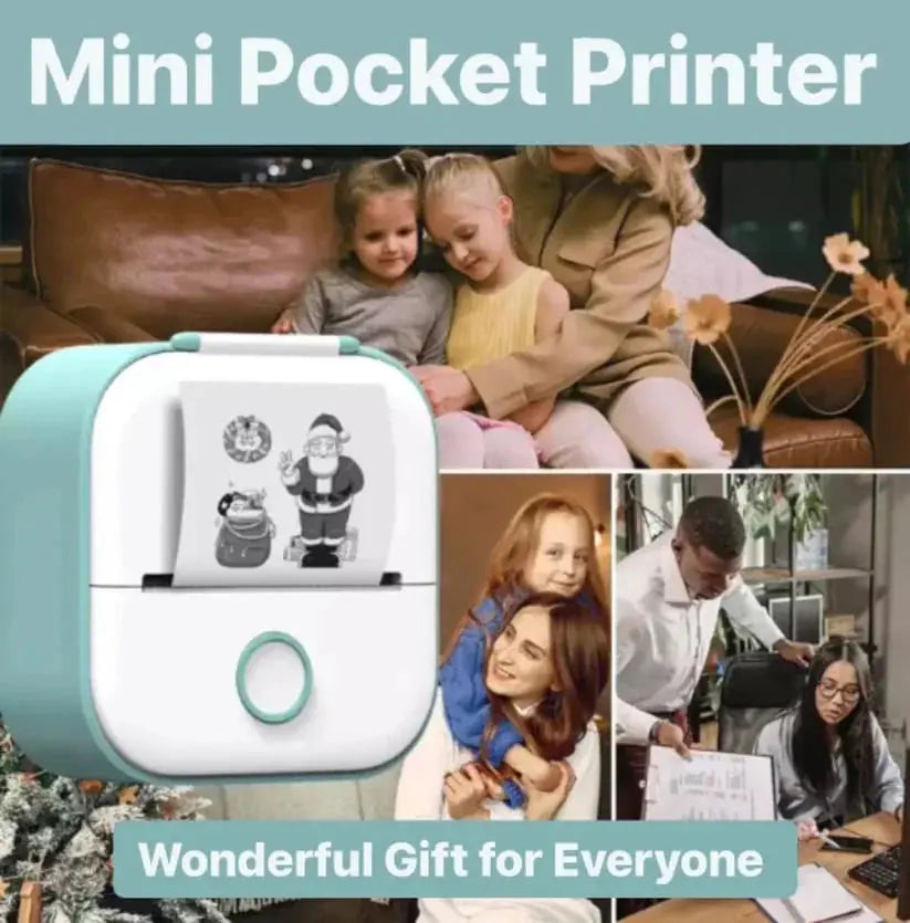 Last Day 50% OFF🔥 Mini Pocket Printer marnetic