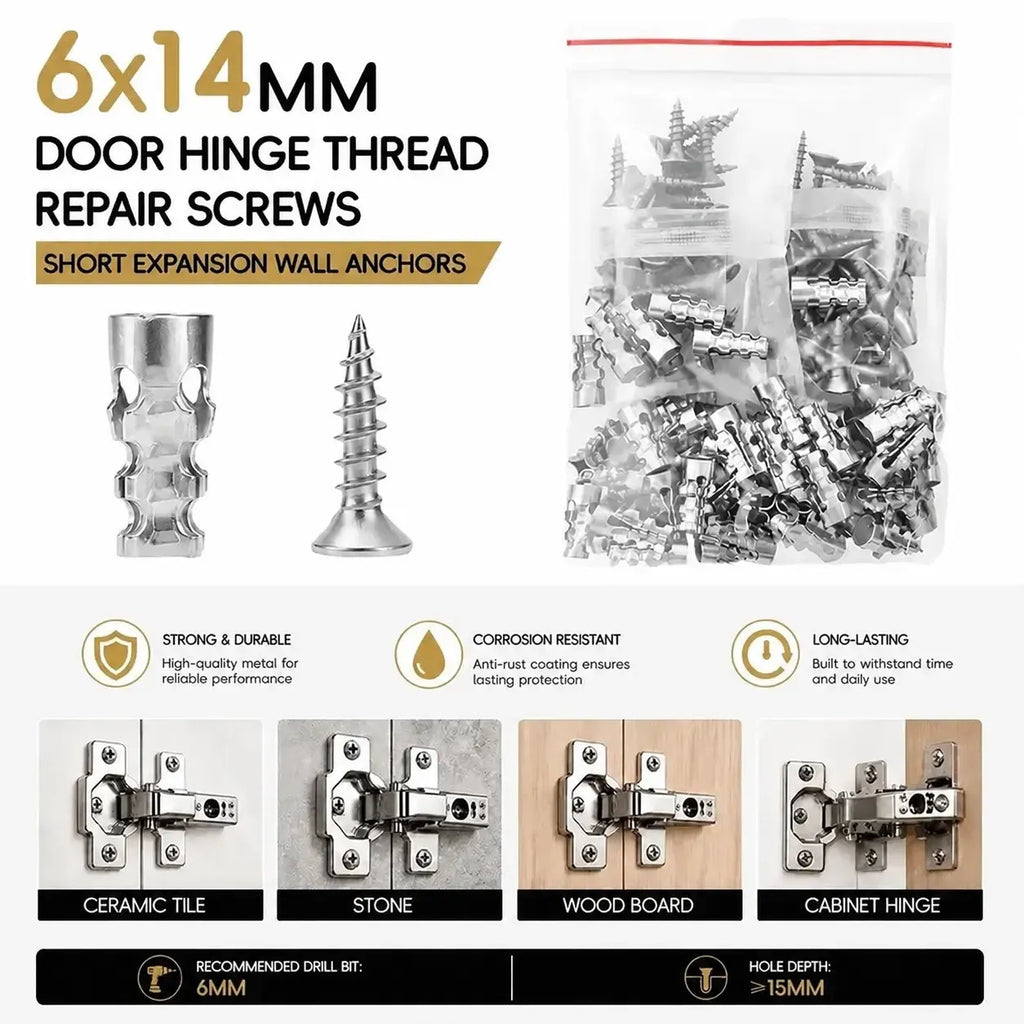 WallGrip – Self-Drilling Drywall Anchor Kit