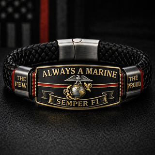🏆Last Day Promo: 49% OFF - U.S. Marine Corps “Semper Fi” Bracelet —✈️ BUY 2 FREE SHIPPING