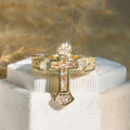Golden & White Zircon