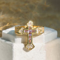 Golden & Purple Zircon