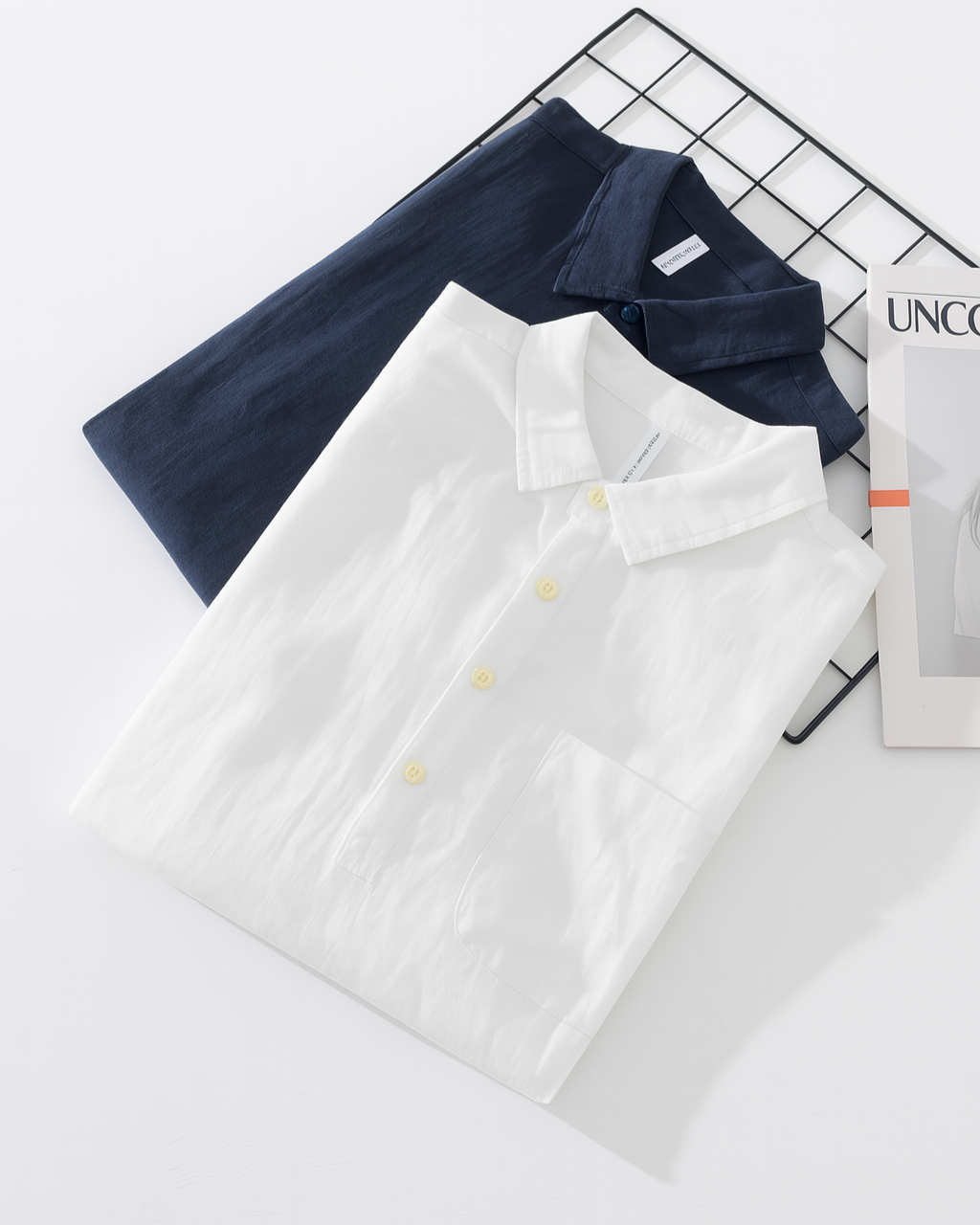 CloudSoft – Relaxed Fit, Cool & Stylish Half-Placket Shirt