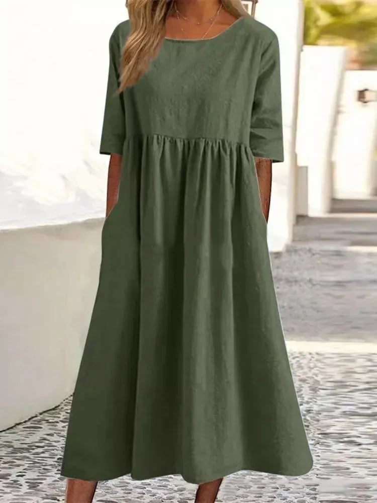 UrbanPetal - Timeless Comfort Dress