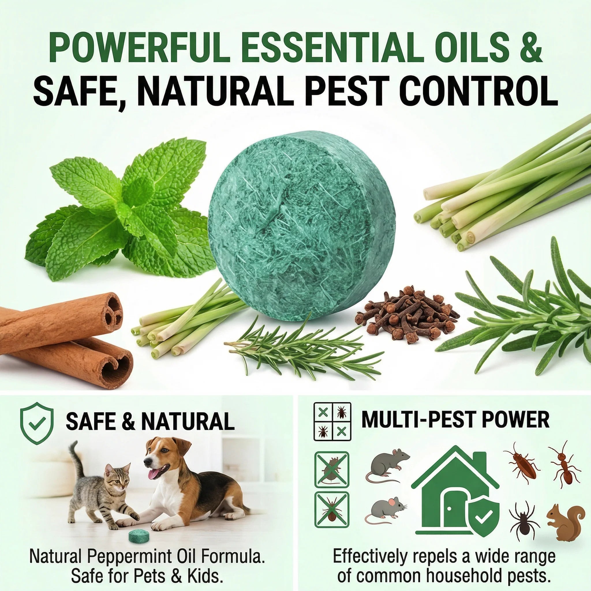 RodentAway – Peppermint Pest Repellent Tablets