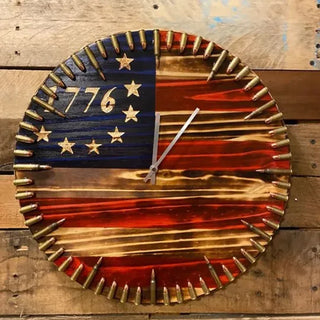 FreedomClock - Antique Military Decorative Bullet Clock