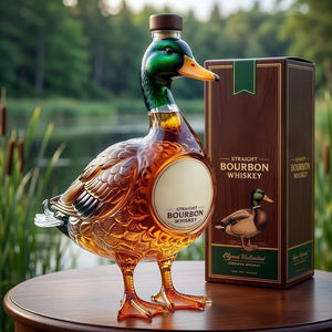 MallardCraft – 3D Flying Duck Bourbon Collector Bottle