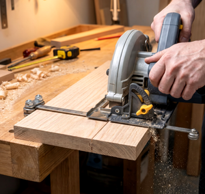 EdgeLine – Durable Stainless Steel Saw Guide Ruler