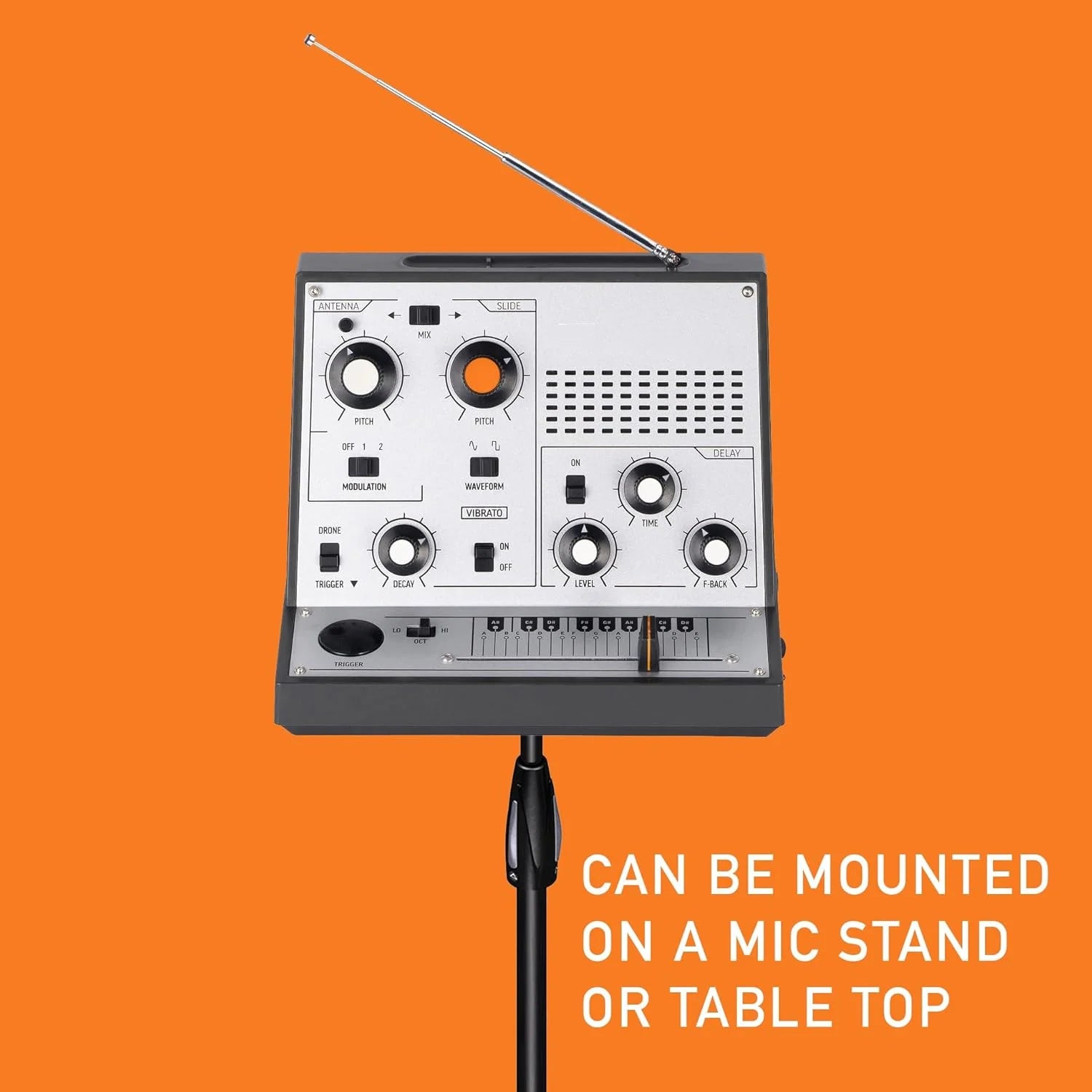Pocket-Sized Touch Synthesizer With Retro Analog Effects For Music Creation &amp; Sound Exploration