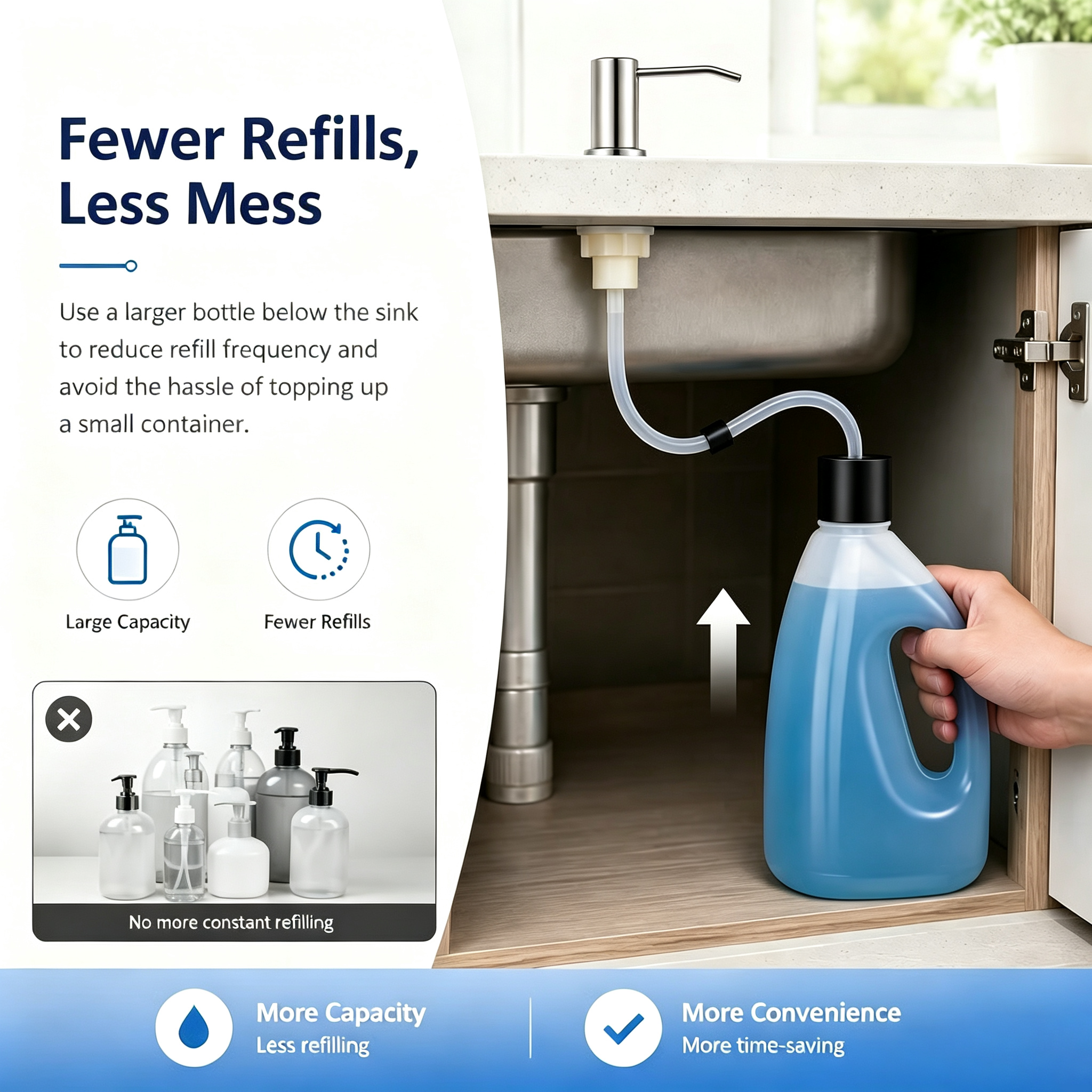 FlowSink – 360° Kitchen Soap Dispenser System
