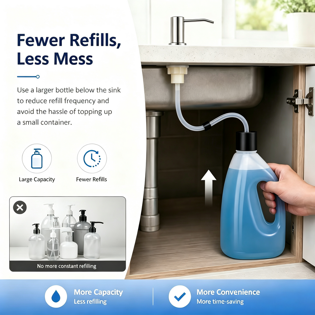 FlowSink – 360° Kitchen Soap Dispenser System