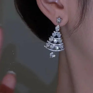 Joyful Evergreen Christmas Tree Earrings marnetic