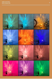 OceanGlow – Water Wave Ambient Lamp