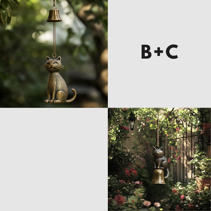 MeowMelody – Whimsical Cat Wind Chime