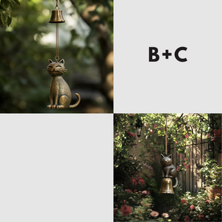 MeowMelody – Whimsical Cat Wind Chime