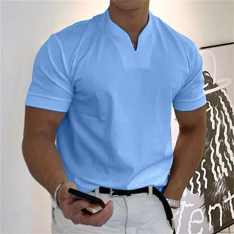 UrbanFlex – Smart Casual Fitness T-Shirt for Men