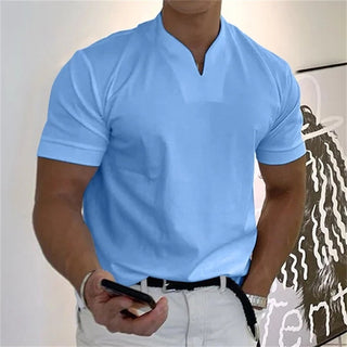 UrbanFlex – Smart Casual Fitness T-Shirt for Men
