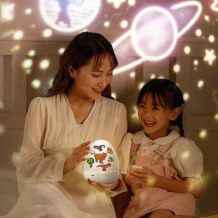 DinoGlow – Dinosaur Egg Night Light Projector