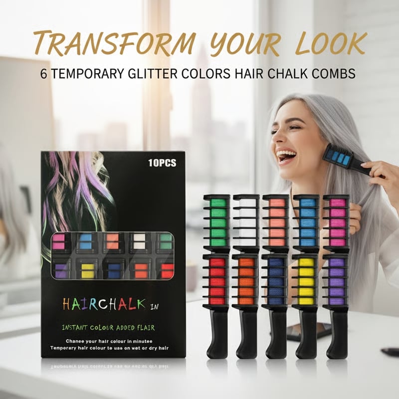 Festive Fun - Hair Chalk Combs