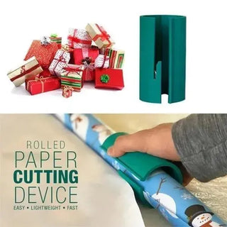 DIY Gift Wrap Paper Roll Cutter marnetic