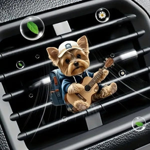 Yorkie Jam - Car Vent Guitar Buddy