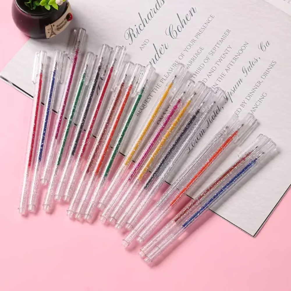 GlitterGlow - Vibrant Glitter Gel Pen Set