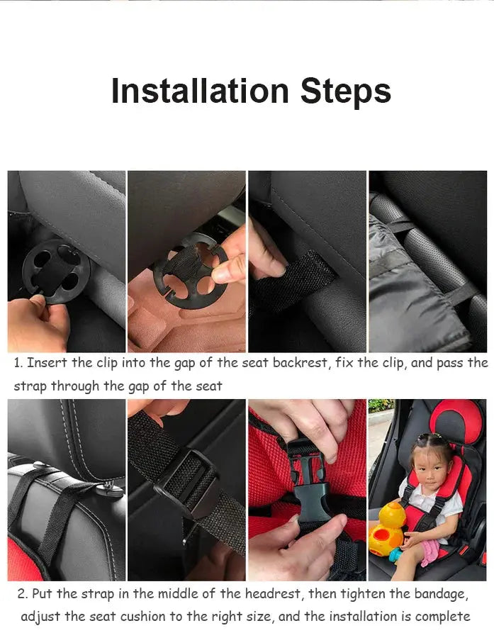 Auto Child Safety Seat Simple Car Portable Seat Belt marnetic