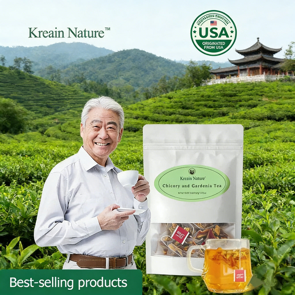 🏆50K+ SOLD LAST WEEK! 🔥49% OFF- Kreain Nature Chicory and Gardenia Honeysuckle Liquorice Herbal Tea