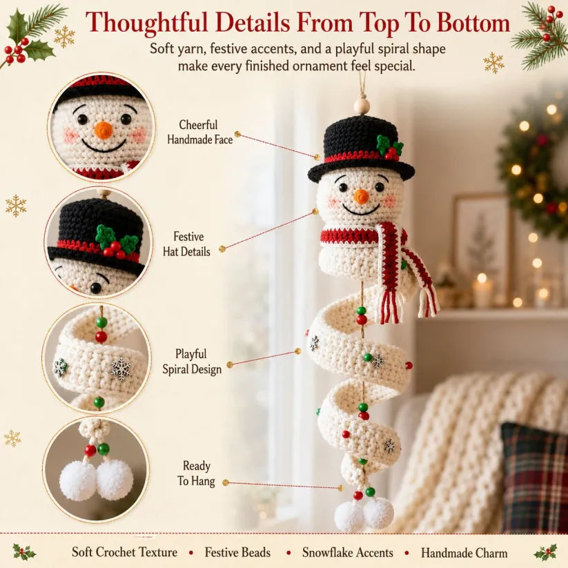 SnowCraft – Complete Crochet Snowman DIY Kit