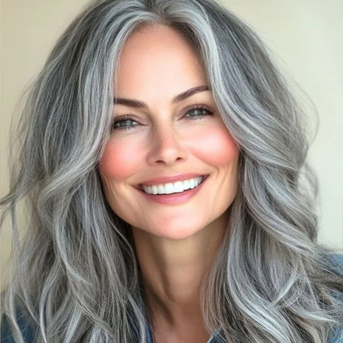 VolumeGrace – Seamless Wavy Hair Topper Extension