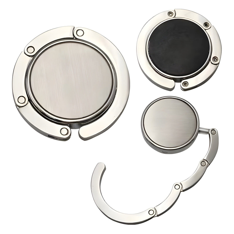 HangElegance - Foldable, Stylish, and Secure Handbag Hanger