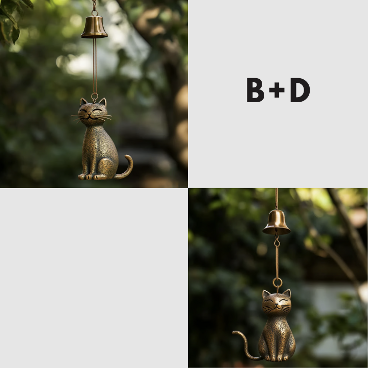 MeowMelody – Whimsical Cat Wind Chime
