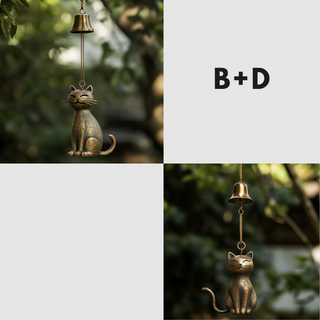 MeowMelody – Whimsical Cat Wind Chime