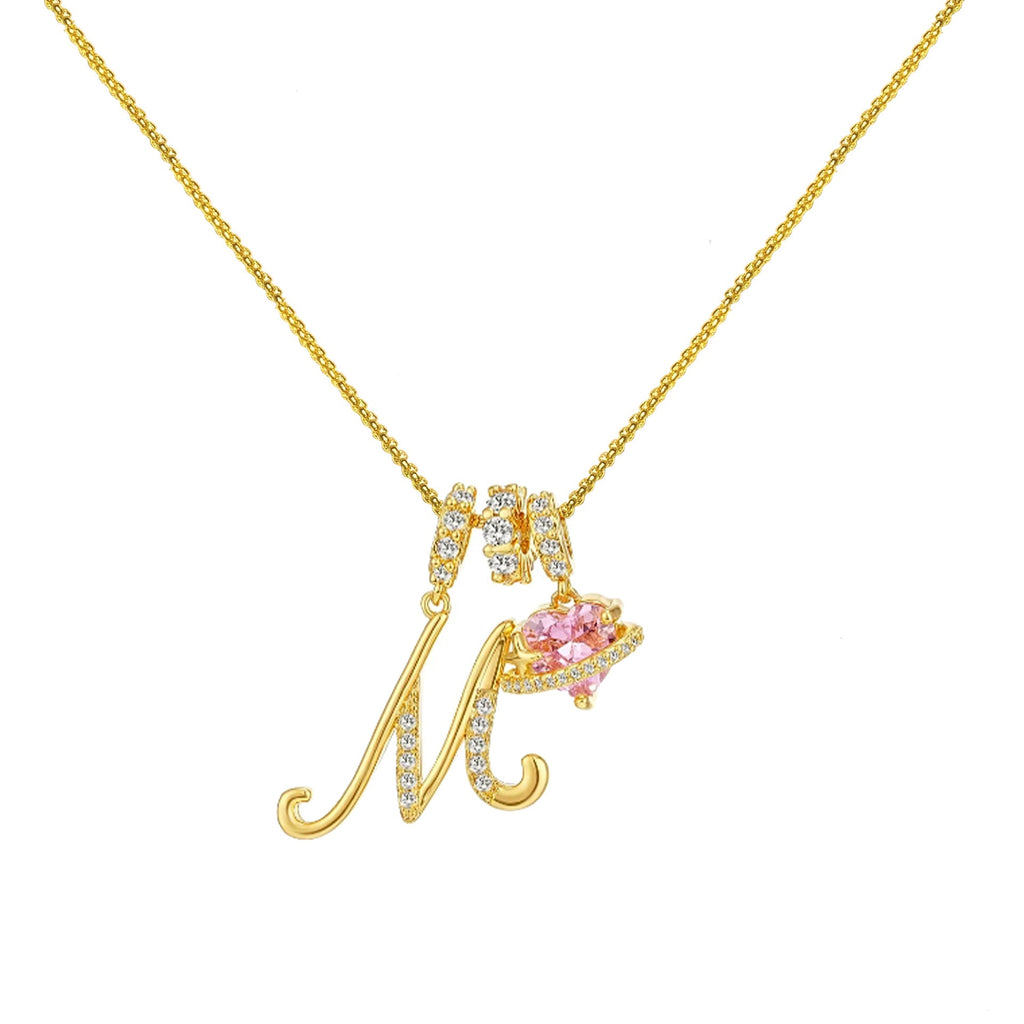 InitialGlow – Personalized Letter Necklace