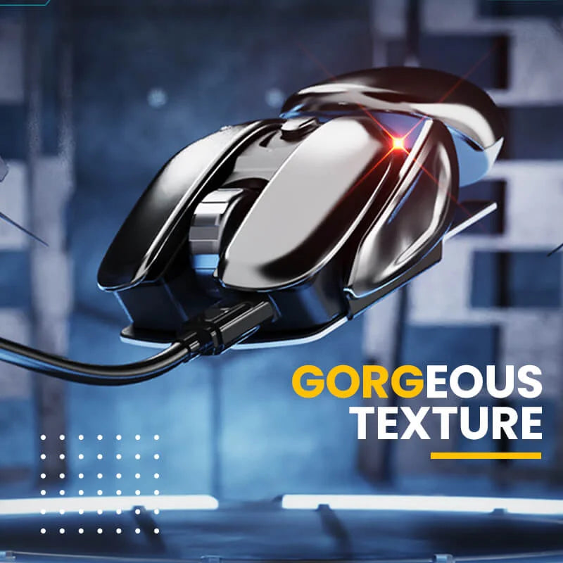 AeroClick – Wireless Ergonomic Metal Mouse