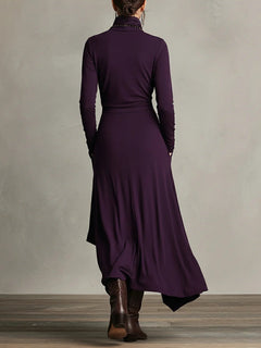 Serenique – Sophisticated Asymmetrical Maxi Dress