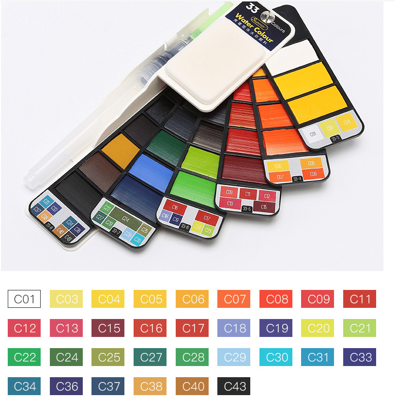 ArtVoyage – Portable Watercolor Painting Set