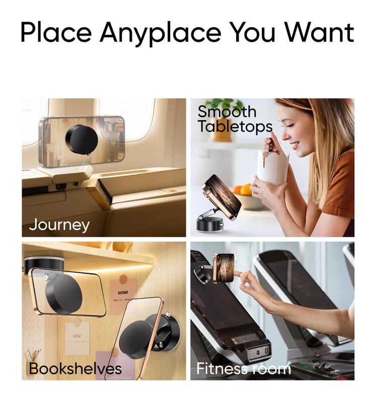 VacuumHold - Secure Magnetic Phone Stand