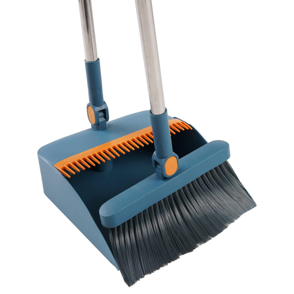 SweepNest – Foldable Broom & Dustpan Set