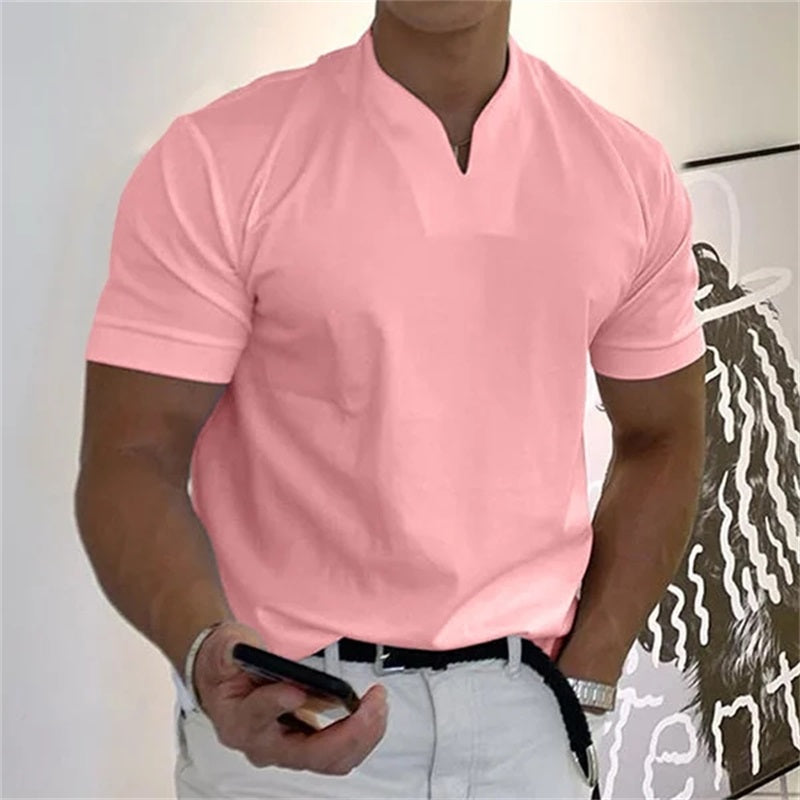 UrbanFlex – Smart Casual Fitness T-Shirt for Men