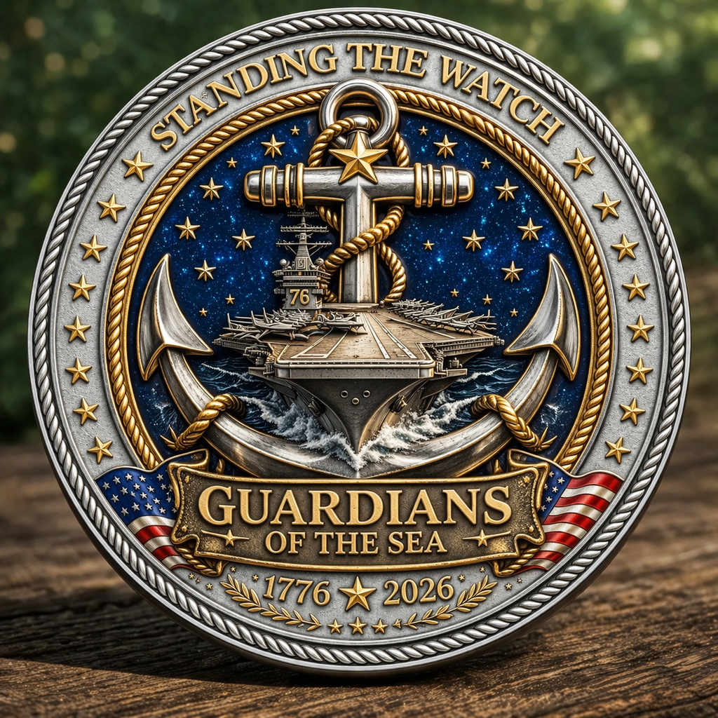 HonorForge – Navy Guardians of the Sea Challenge Coin