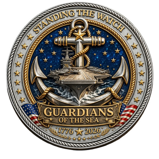 HonorForge – Navy Guardians of the Sea Challenge Coin