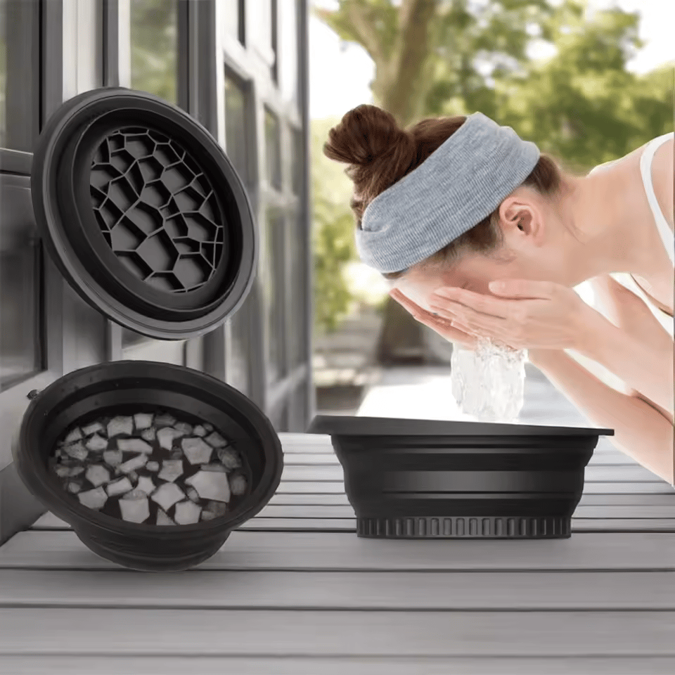 ⚡Flash Sale 49% OFF🔥Foldable silicone water tank with built-in ice cube tray