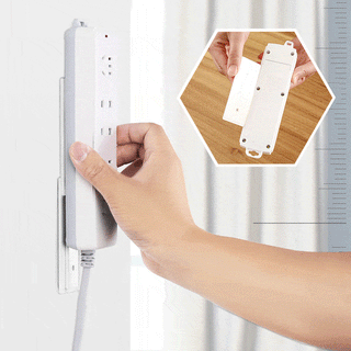 WallGrip - Adhesive Socket Holder for Effortless Mounting
