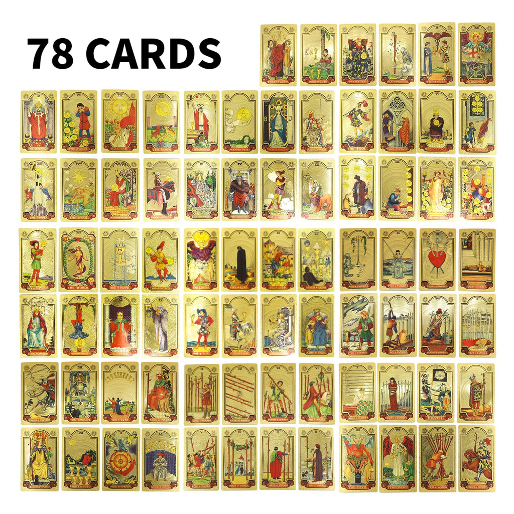GoldenOracle – Luxury Gold Foil Tarot Deck