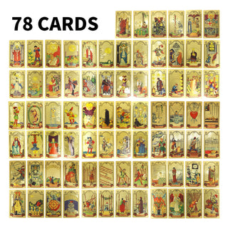 GoldenOracle – Luxury Gold Foil Tarot Deck