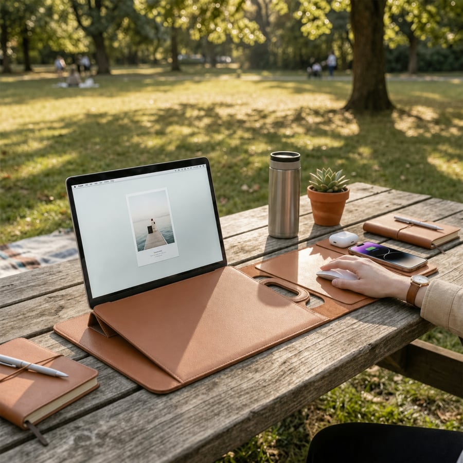 TechNest – Premium Wireless Charging Laptop Bag